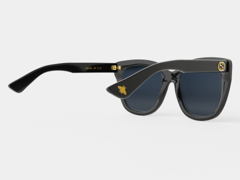 Gucci - GG 0163S 001 Sunglasses 3D Model
