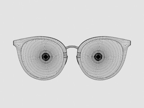 Gucci - GG 0204SK 002 Sunglasses Modelo 3D