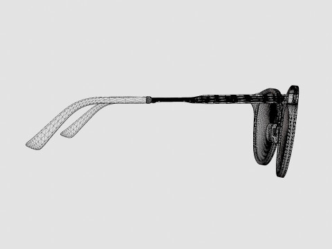 Gucci - GG 0204SK 002 Sunglasses Modelo 3D