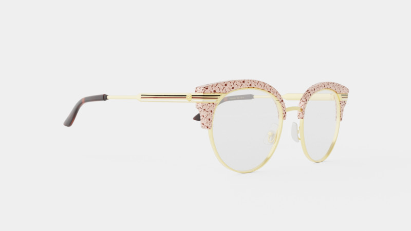 Gucci - GG 0285O 003 Glasses Model 3D .c4d .max .obj .3ds .fbx .stl .blend