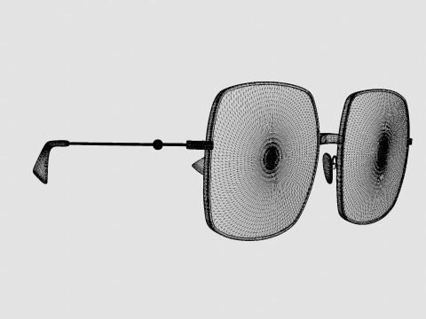 Gucci - GG 0414S 004 Sunglasses Modelo 3D