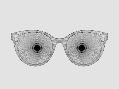Gucci - GG 0702SK 003 Sunglasses 3D Model