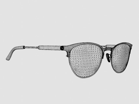 Gucci - GG0134O 014 Glasses 3D Model