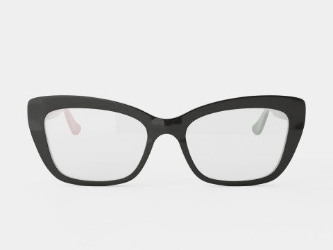 Gucci - GG0165O 006 Glasses Modelo 3D