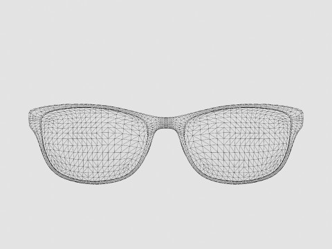Gucci - GG0304O 001 Glasses Modelo 3D