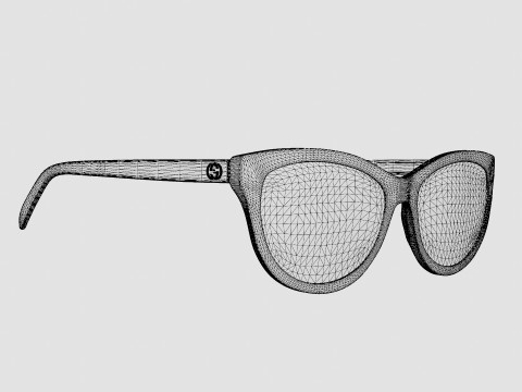 Gucci - GG0310O 002 Glasses 3D Model
