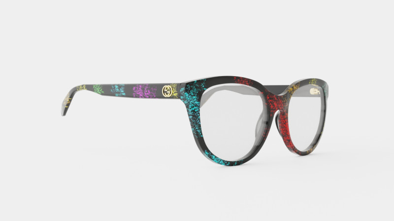 Gucci - GG0329O 003 Glasses 3D मॉडल .c4d .max .obj .3ds .fbx .stl .blend