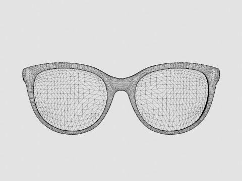 Gucci - GG0329O 003 Glasses 3D मॉडल