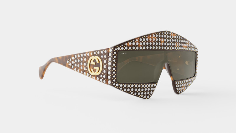 Gucci - GG0357S 001 Sunglasses Modèle 3D .c4d .max .obj .3ds .fbx .stl .blend