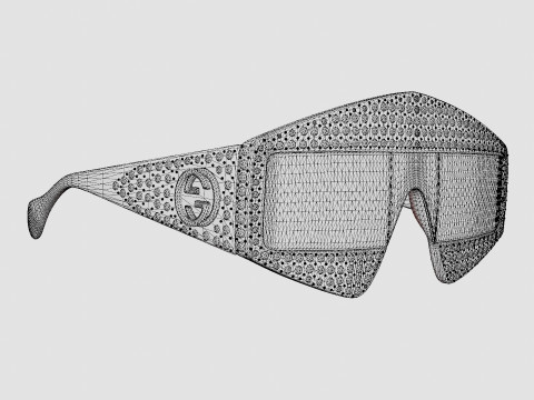 Gucci - GG0357S 001 Sunglasses Modèle 3D