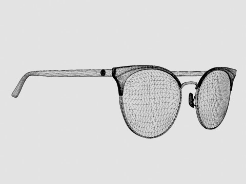 Gucci - GG0402SK 004 Sunglasses Modello 3D