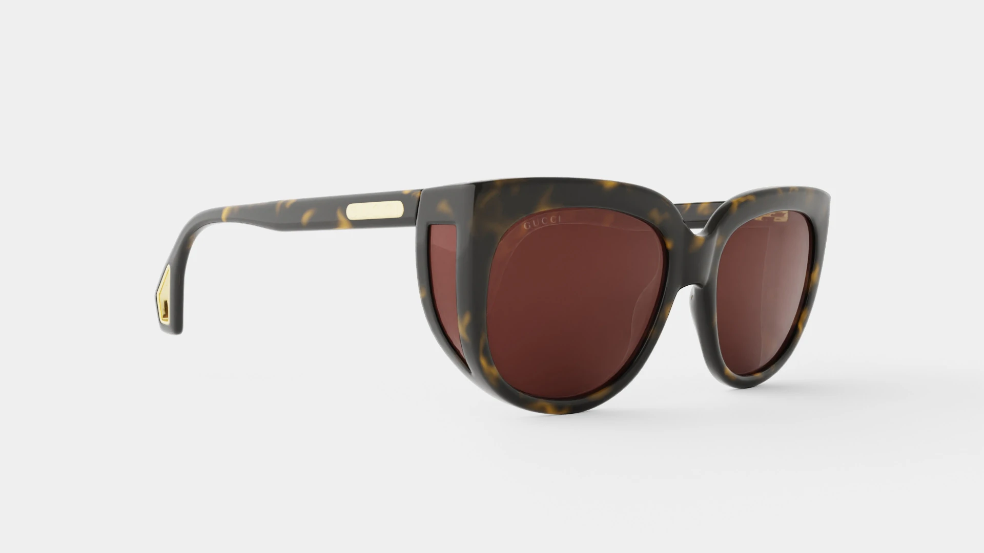 Gucci - GG0468S 002 Sunglasses 3D Model .c4d .max .obj .3ds .fbx .stl .blend 