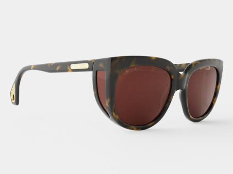 Gucci - GG0468S 002 Sunglasses 3D Model
