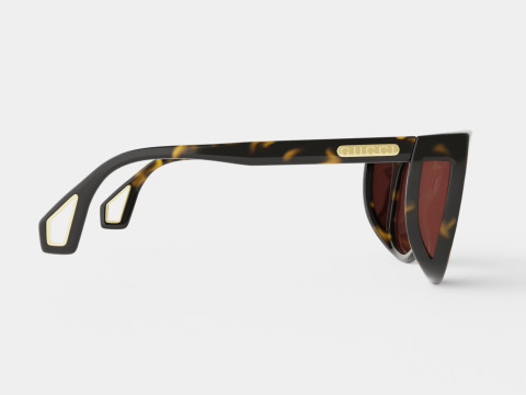 Gucci - GG0468S 002 Sunglasses 3D Model