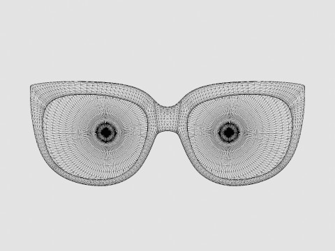 Gucci - GG0468S 002 Sunglasses 3D Model