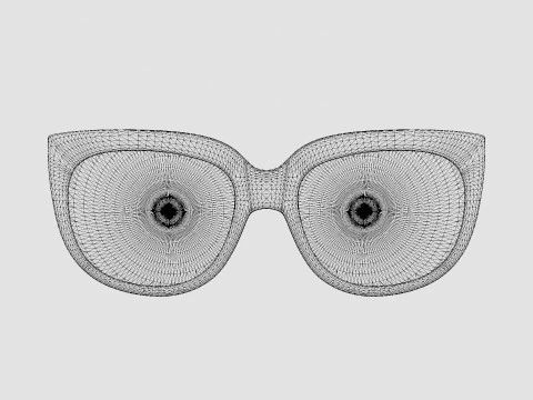 Gucci - GG0468S 002 Sunglasses 3D Model