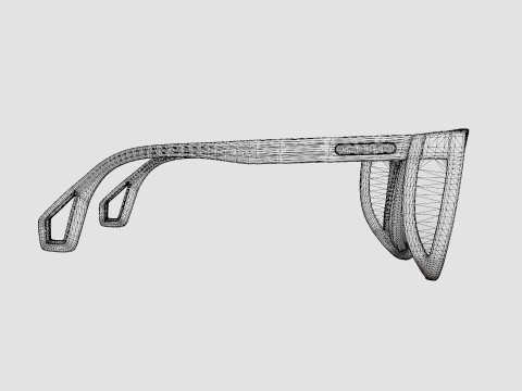 Gucci - GG0468S 002 Sunglasses 3D Model