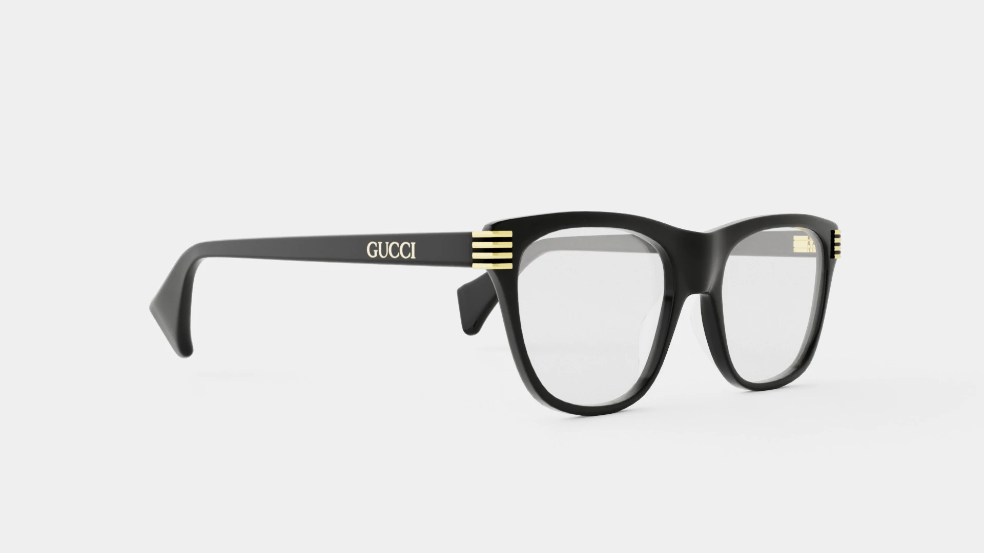 Gucci - GG0526O 001 Glasses 3D Model .c4d .max .obj .3ds .fbx .stl .blend 