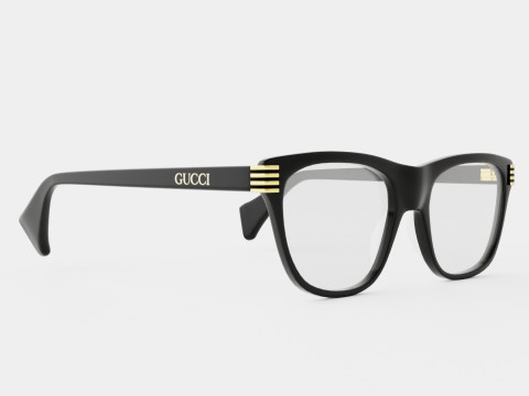 Gucci - GG0526O 001 Glasses Modello 3D