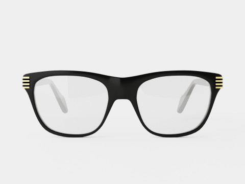 Gucci - GG0526O 001 Glasses 3Dモデル