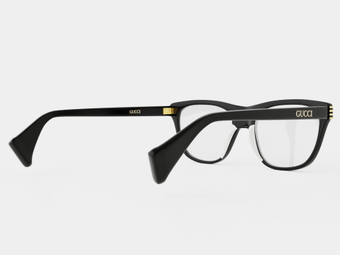 Gucci - GG0526O 001 Glasses 3Dモデル