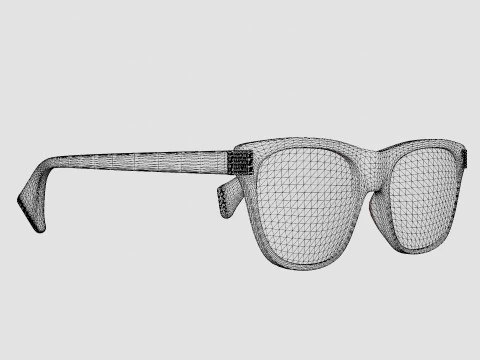 Gucci - GG0526O 001 Glasses 3D Model