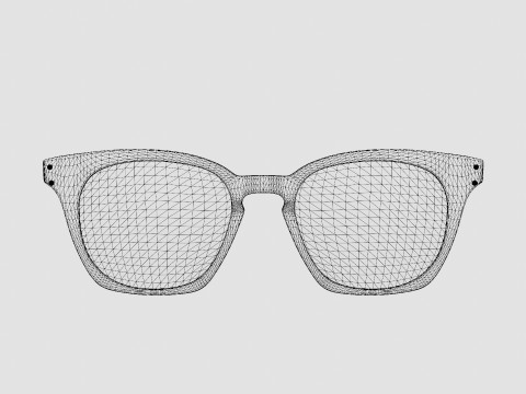 Gucci - GG0572O 007 Glasses 3D मॉडल