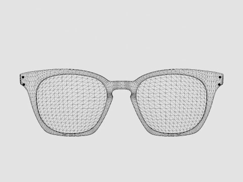Gucci - GG0572O 007 Glasses 3D Model