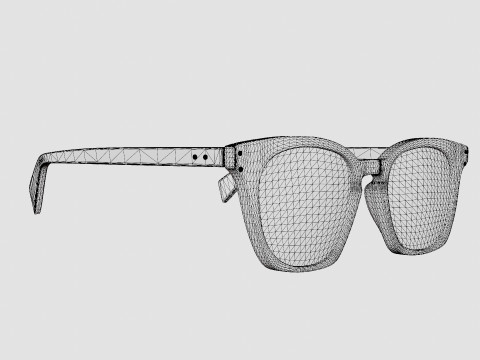 Gucci - GG0572O 007 Glasses 3D मॉडल