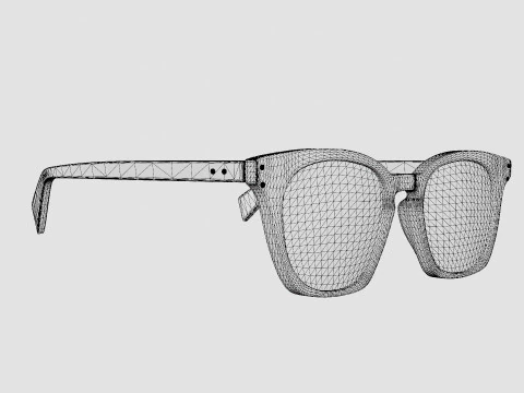 Gucci - GG0572O 007 Glasses 3D Model