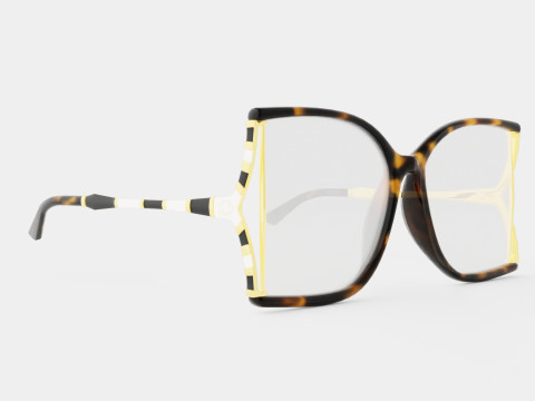 Gucci - GG0592O 002 Glasses 3D-Modell