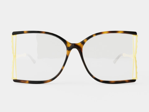 Gucci - GG0592O 002 Glasses 3D Model