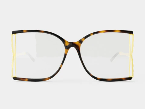 Gucci - GG0592O 002 Glasses 3D Model