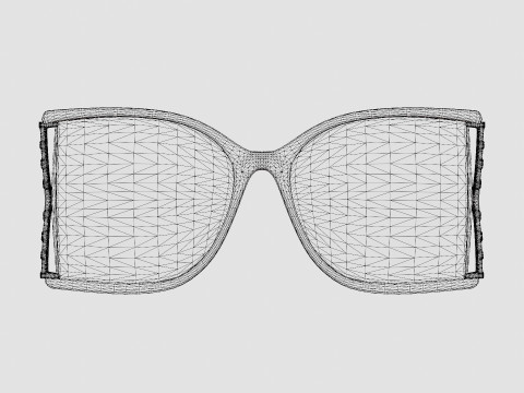 Gucci - GG0592O 002 Glasses 3D Model