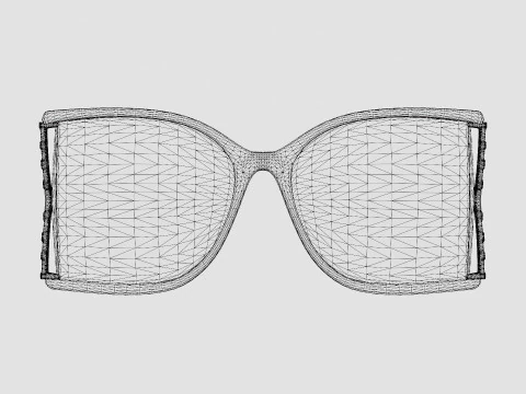Gucci - GG0592O 002 Glasses 3D Model