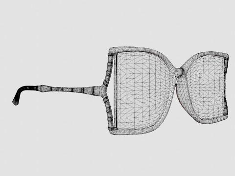 Gucci - GG0592O 002 Glasses 3D Model