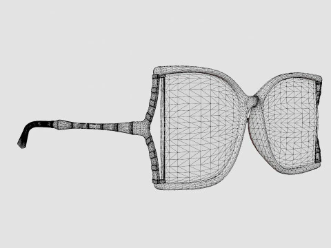 Gucci - GG0592O 002 Glasses 3D Model