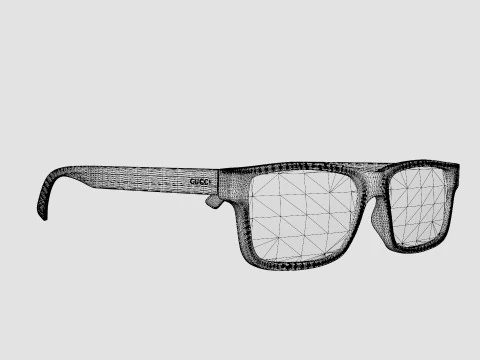 Gucci - GG0752O 002 Glasses 3D Model