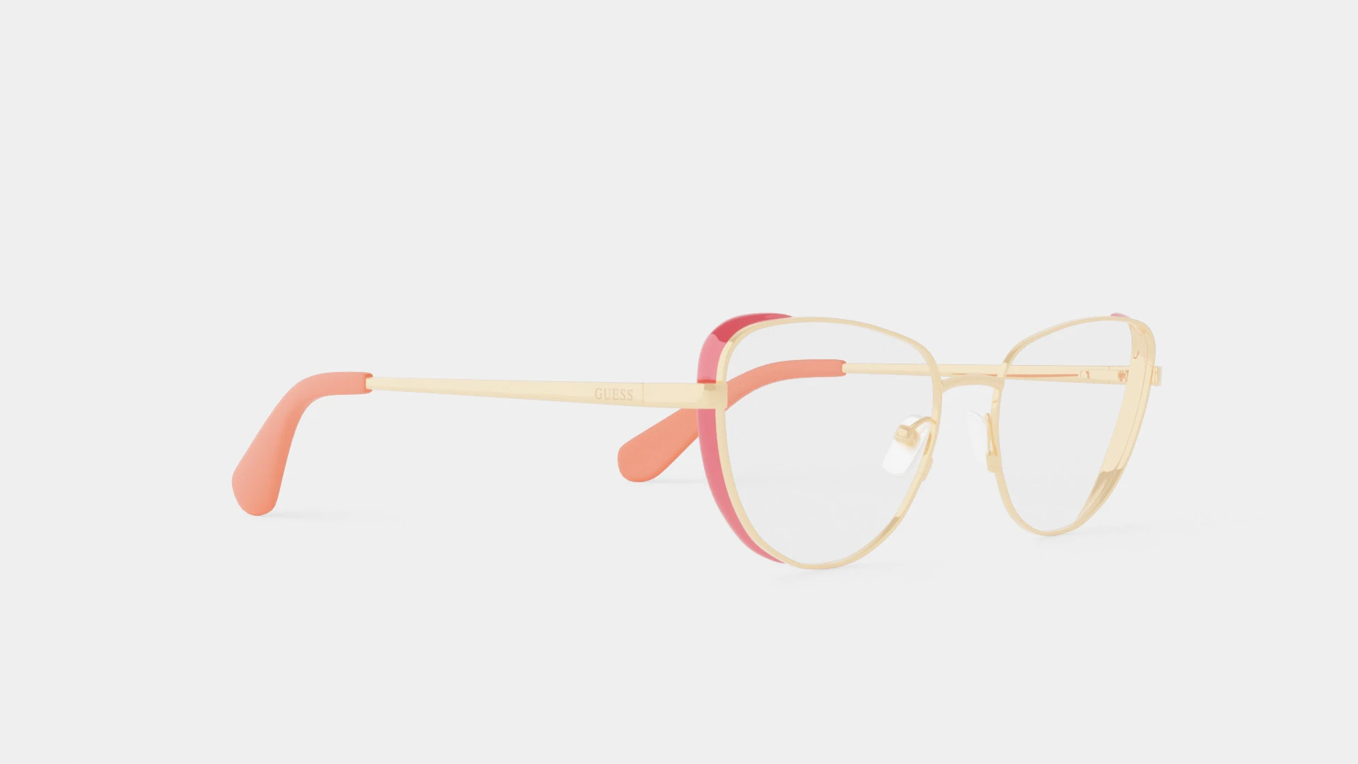 Guess - GU2701 028 Glasses 3D Model .c4d .max .obj .3ds .fbx .stl .blend 