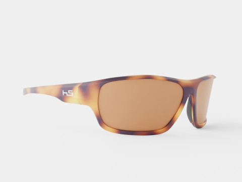 Henrik Stenson Eyewear - Torque Havanna Brown Sport Glasses 3D Model