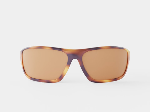 Henrik Stenson Eyewear - Torque Havanna Brown Sport Glasses 3D Model