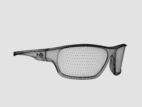 Henrik Stenson Eyewear - Torque Havanna Brown Sport Glasses 3D Model