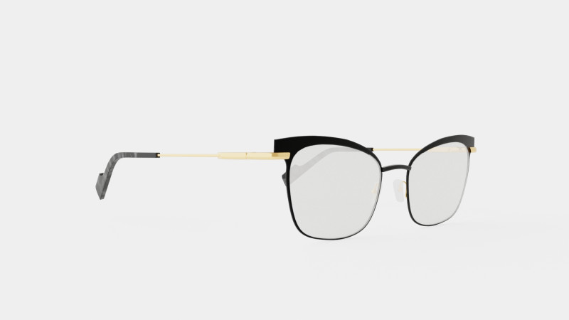 JF Rey - JF2765 0055 Glasses 3D Модель .c4d .max .obj .3ds .fbx .stl .blend