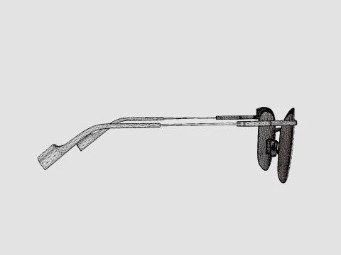 JF Rey - JF2765 7360 Glasses 3D Model