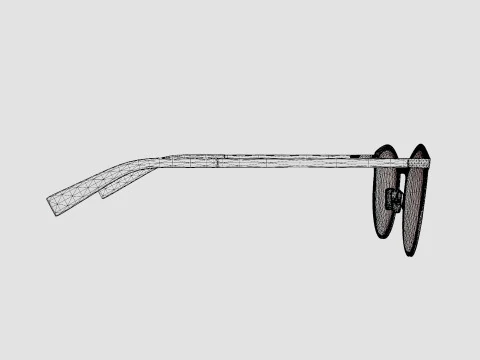 JF Rey - JF2822 0025 Glasses 3D Model