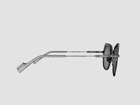 JF Rey - JF2867 0090 Glasses Model 3D