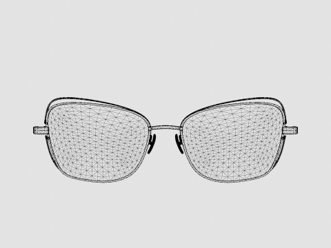 JF Rey - JF2886 4555 Glasses 3D Model