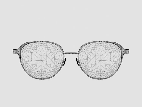 JF Rey Petite - PM061 8095 Glasses 3D Model