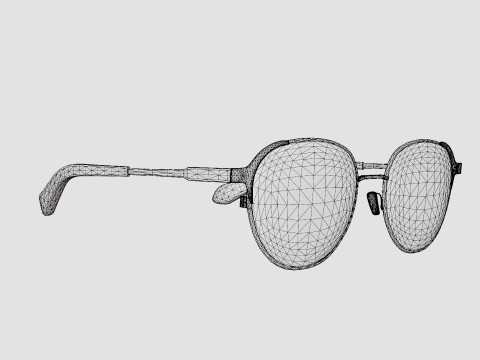JF Rey Petite - PM061 8095 Glasses 3D Model