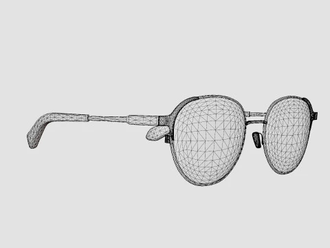 JF Rey Petite - PM061 8095 Glasses 3D Model